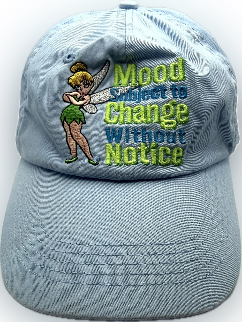 Disneyland Resort Tinkerbell "Mood Subject to Change" Adult Baseball Hat